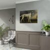 92409-142.jpg White Dog Painting By George Stubbs Poster
