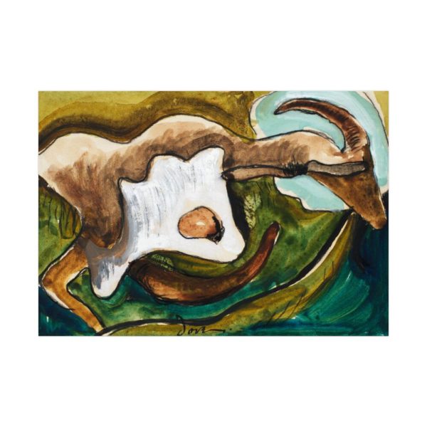 92409-152.jpg Study for Goat by Arthur Dove Poster