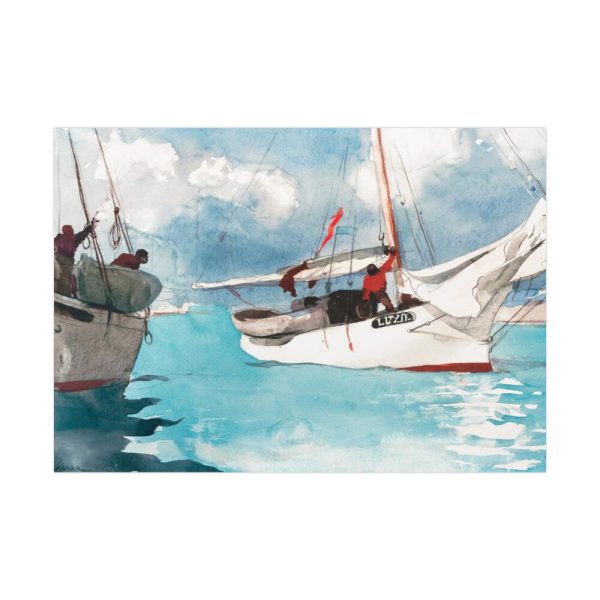 Fishing Boats, Key West by Winslow Homer Poster