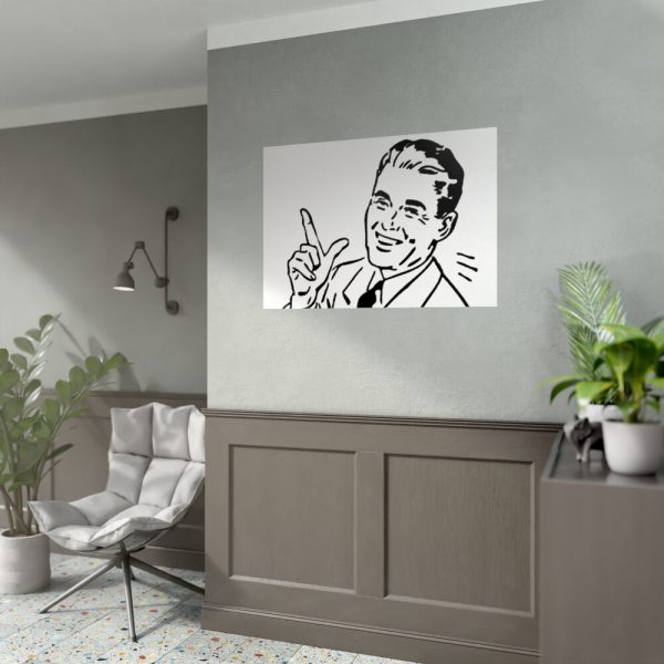 92409-187.jpg Retro Vintage Man Poster