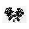 92409-203.jpg Rose Flower Drawing Poster