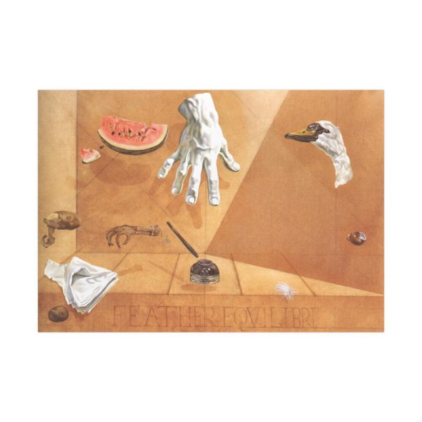 92409-227.jpg Feather Equilibrium by Salvador Dali Poster