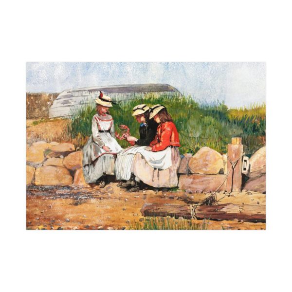 A Fisherman's Daughter by Winslow Homer Poster