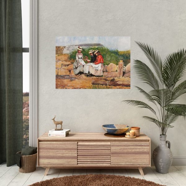 A Fisherman's Daughter by Winslow Homer Poster