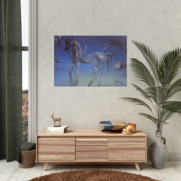 92409-261.jpg The Happy Unicorn by Salvador Dali Poster