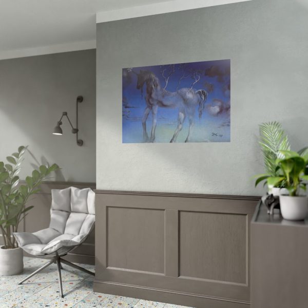 92409-262.jpg The Happy Unicorn by Salvador Dali Poster