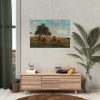 Boy and Girl in a Field with Sheep by Winslow Homer Poster