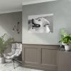 92409-325.jpg Labrador Retriever Dog in Black and White Poster