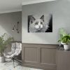 92409-358.jpg Cat with Green Blue Eyes Poster