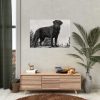 Black Labrador Dog Poster