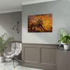 92409-370.jpg Black Labrador Runing in Field Poster