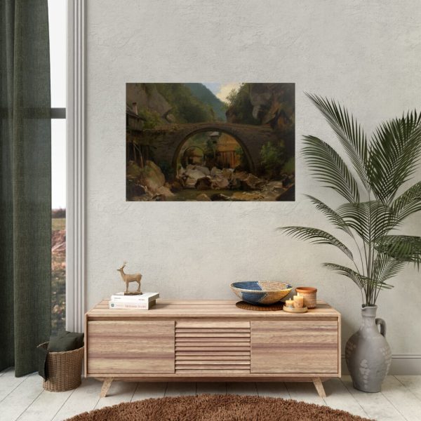 Mountain Stream in the Auvergne by Théodore Rousseau Poster