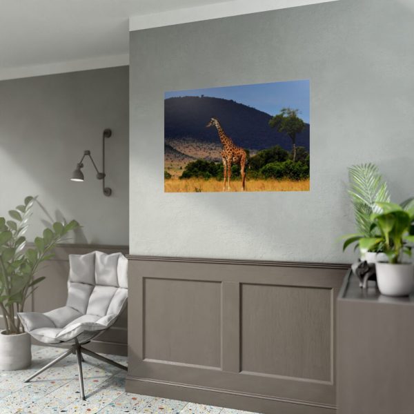92409-406.jpg Giraffe in Savanna Poster
