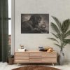 Lion and Snake by Samuel William Reynolds Poster