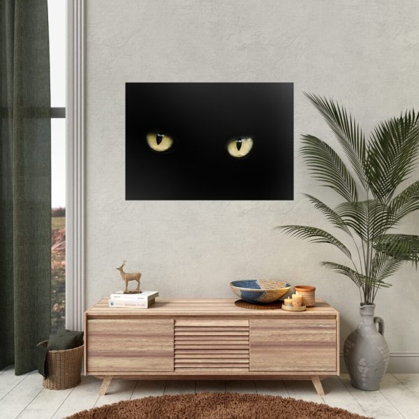 92409-447.jpg Black Bombay Cat Poster
