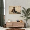 Labrador On the Sand Poster