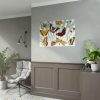 92409-502.jpg Butterfly Vintage Collage Sky Poster