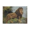 92409-51.jpg A Lion Walking by Géza Vastagh Poster