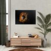 Glowing Lion Poster