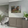 92409-53.jpg A Lion Walking by Géza Vastagh Poster