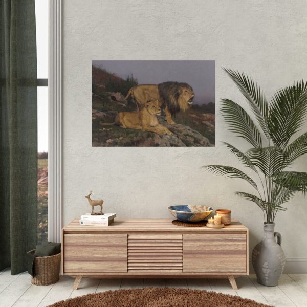 92409-55.jpg The Lion’s Domain by Geza Vastagh Poster