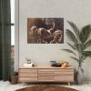 92409-73.jpg Debris of an Automobile Giving Birth to a Blind Horse Biting a Telephone Poster