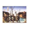 Swans Reflecting Elephants by Salvador Dali Poster