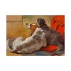92409-86.jpg A Hound and a Bearded Collie by John Frederick Herring Poster
