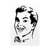 92410-111.jpg Man in Line Art Poster