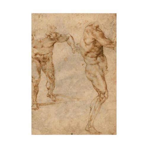 92410-135.jpg Two Nude by Michelangelo Buonarroti Poster
