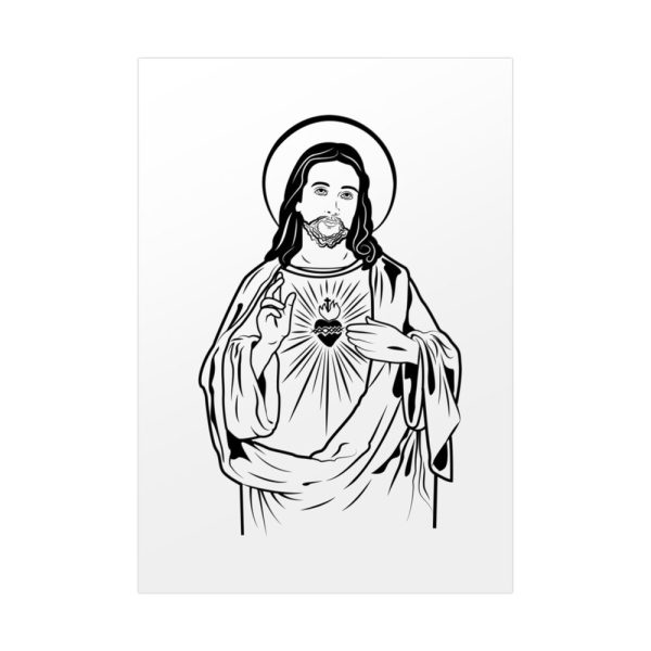 92410-147.jpg Sacred Heart Poster