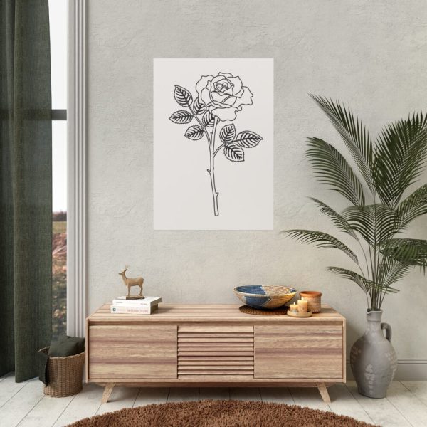 92410-196.jpg Rose Illustration Poster