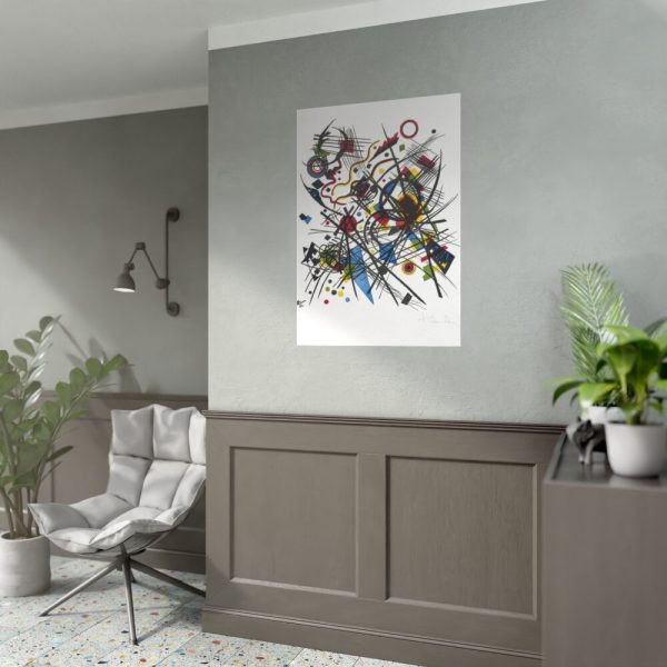 92410-20.jpg Lithographie fur die Vierte Bauhausmappe by Wassily Kandinsky Poster