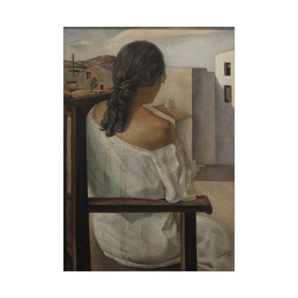 92410-201.jpg Girl from the Back by Salvador Dali Poster