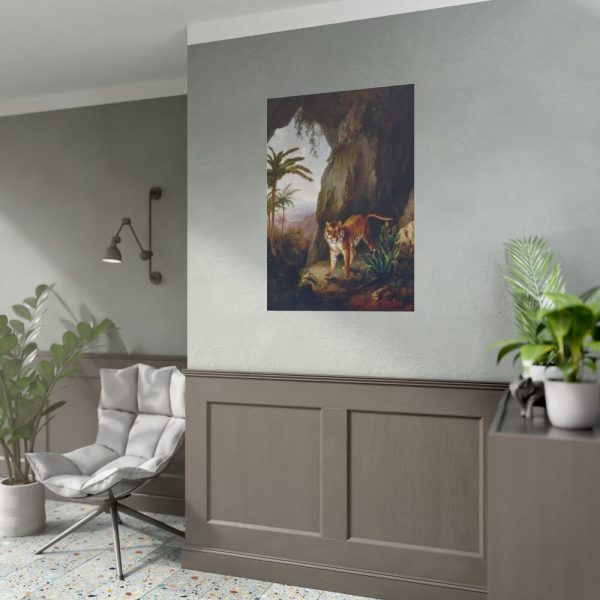 92410-272.jpg Tiger in a Cave by Jacques by Laurent Agasse Poster