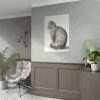 Sitting cat by Jean Bernard Poster