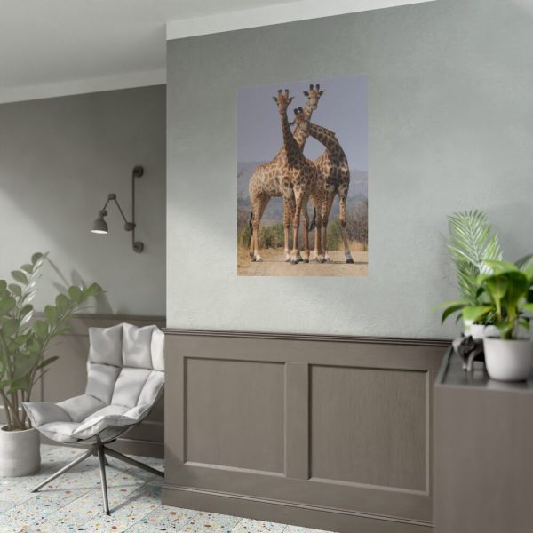 92410-299.jpg Giraffe Family Poster