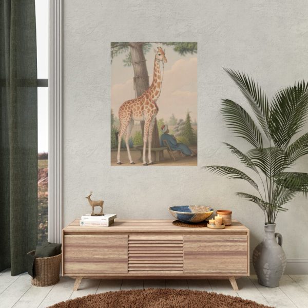 92410-304.jpg Study of the Giraffe by Nicolas Hüet Poster