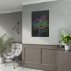 92410-317.jpg Flower Butterfly Light Effect Poster