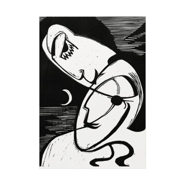 92410-72.jpg The Kiss by Ernst Ludwig Kirchner Poster