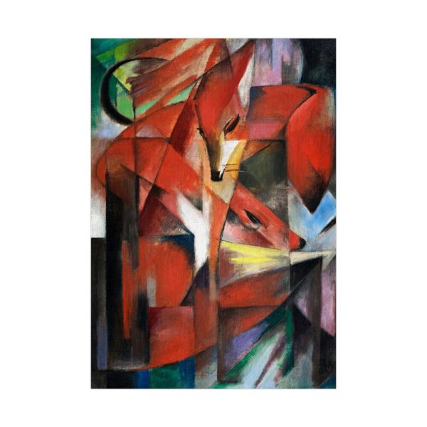 92410-90.jpg The Foxes by Franz Marc Poster