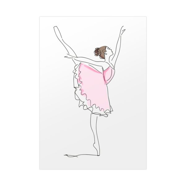 92411-119.jpg Ballerina in Pink Dress Poster