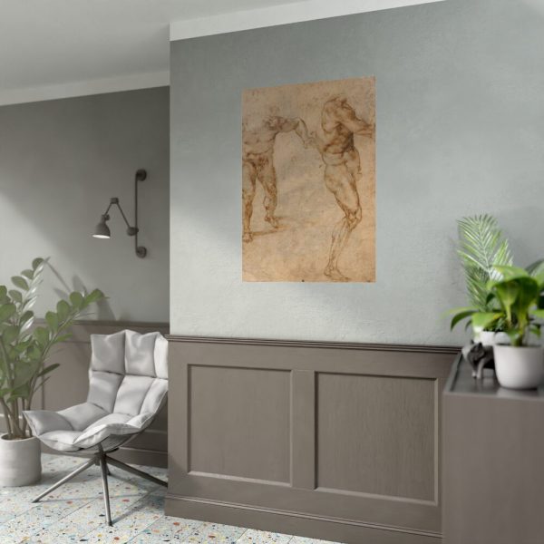 92411-136.jpg Two Nude by Michelangelo Buonarroti Poster