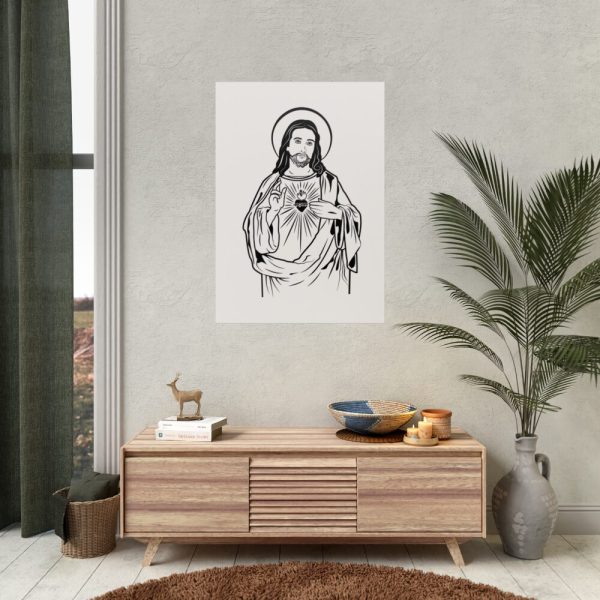 92411-147.jpg Sacred Heart Poster
