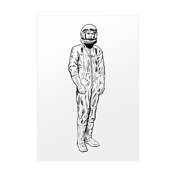 92411-155.jpg Astronaut in Space Suit Poster