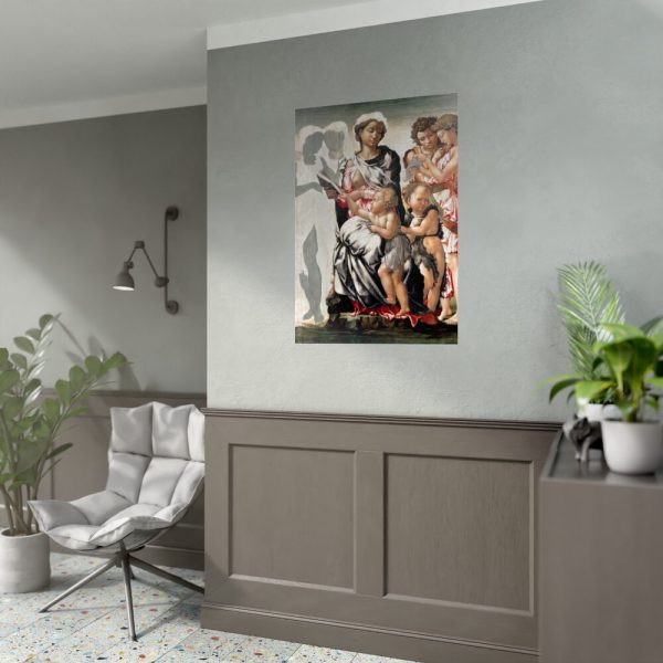 Manchester Madonna by Michelangelo Buonarroti Poster