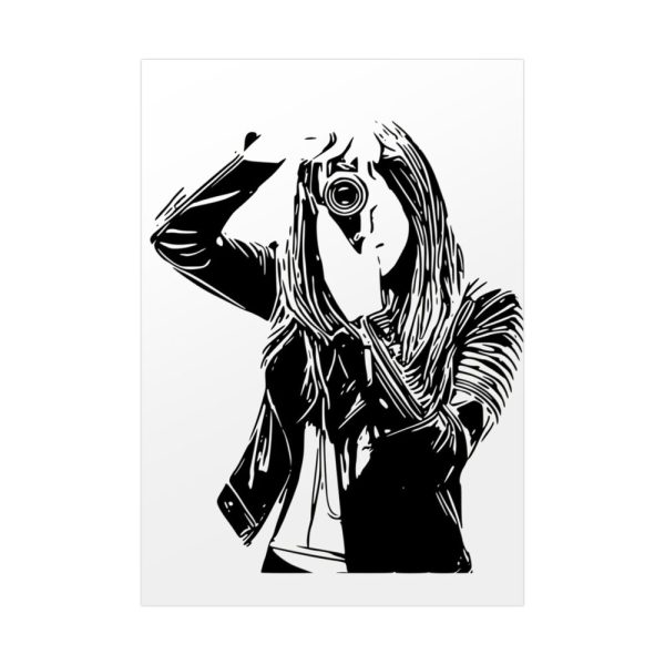 92411-179.jpg Woman Photographer Poster