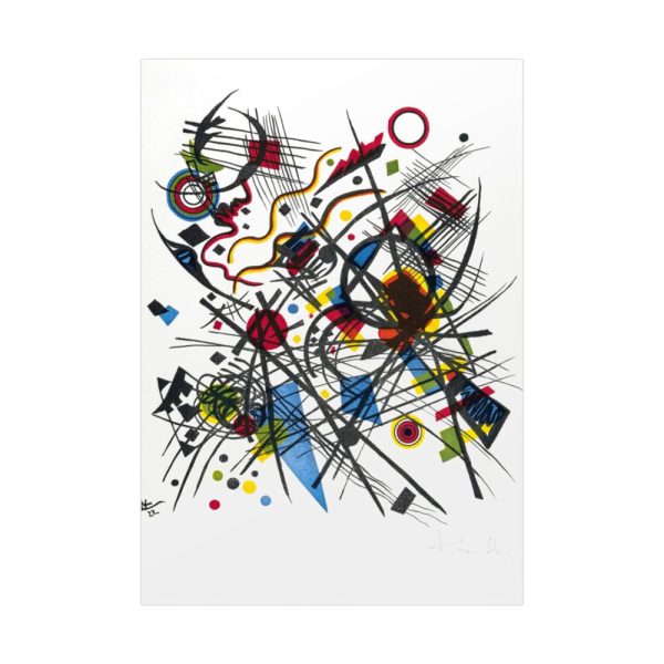 92411-18.jpg Lithographie fur die Vierte Bauhausmappe by Wassily Kandinsky Poster