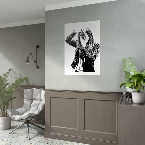 92411-181.jpg Woman Photographer Poster