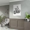 92411-184.jpg Biker Riding Motorcycle Poster